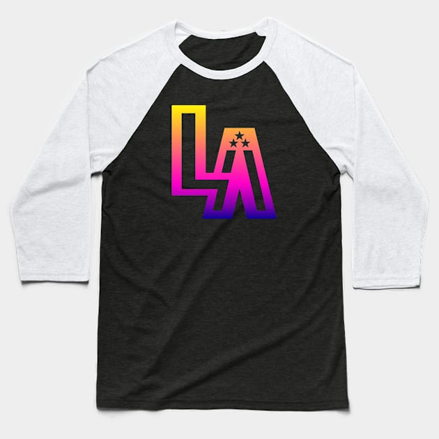 LA Baseball T-Shirt by Etopix